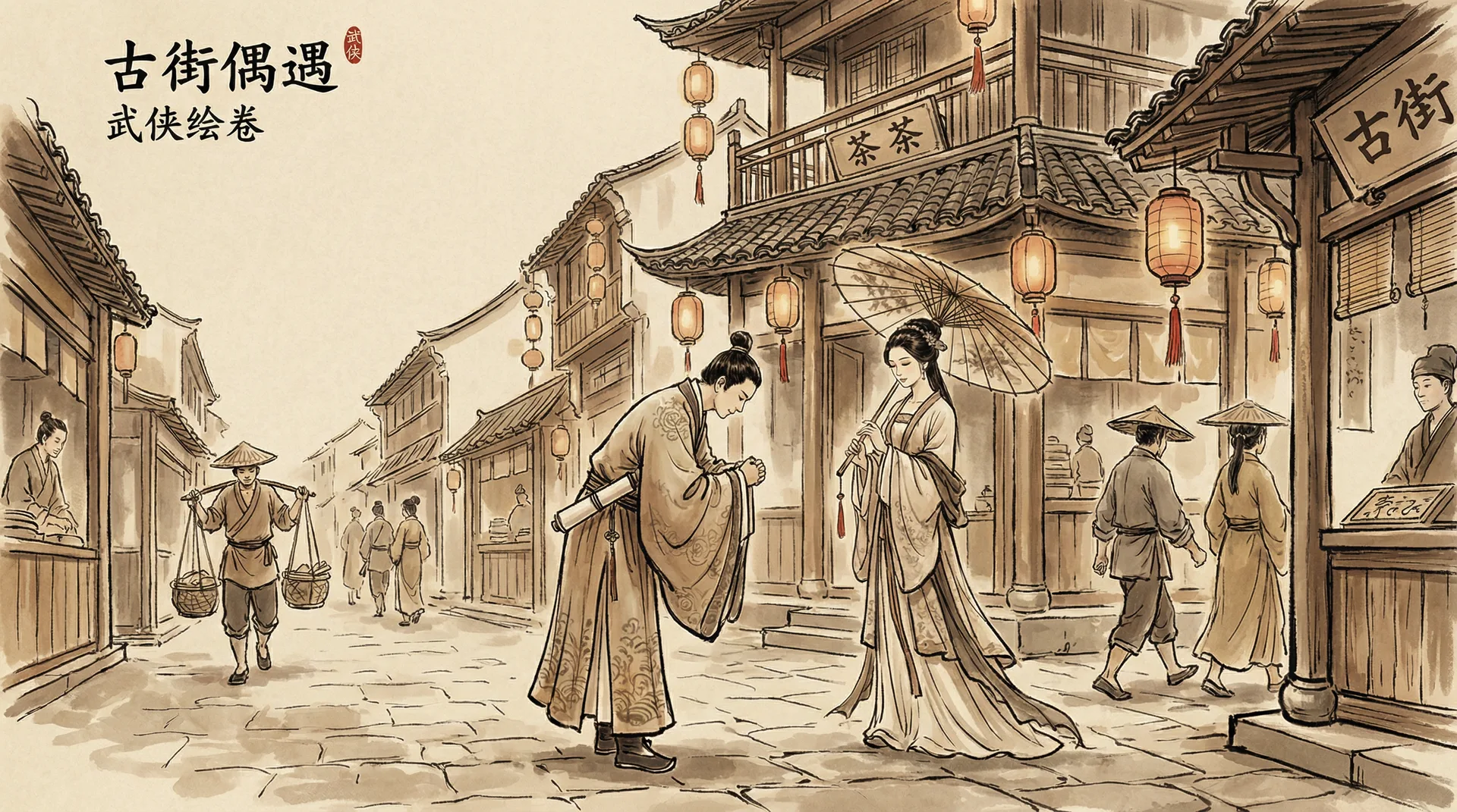 小宝探花 - 古街偶遇记